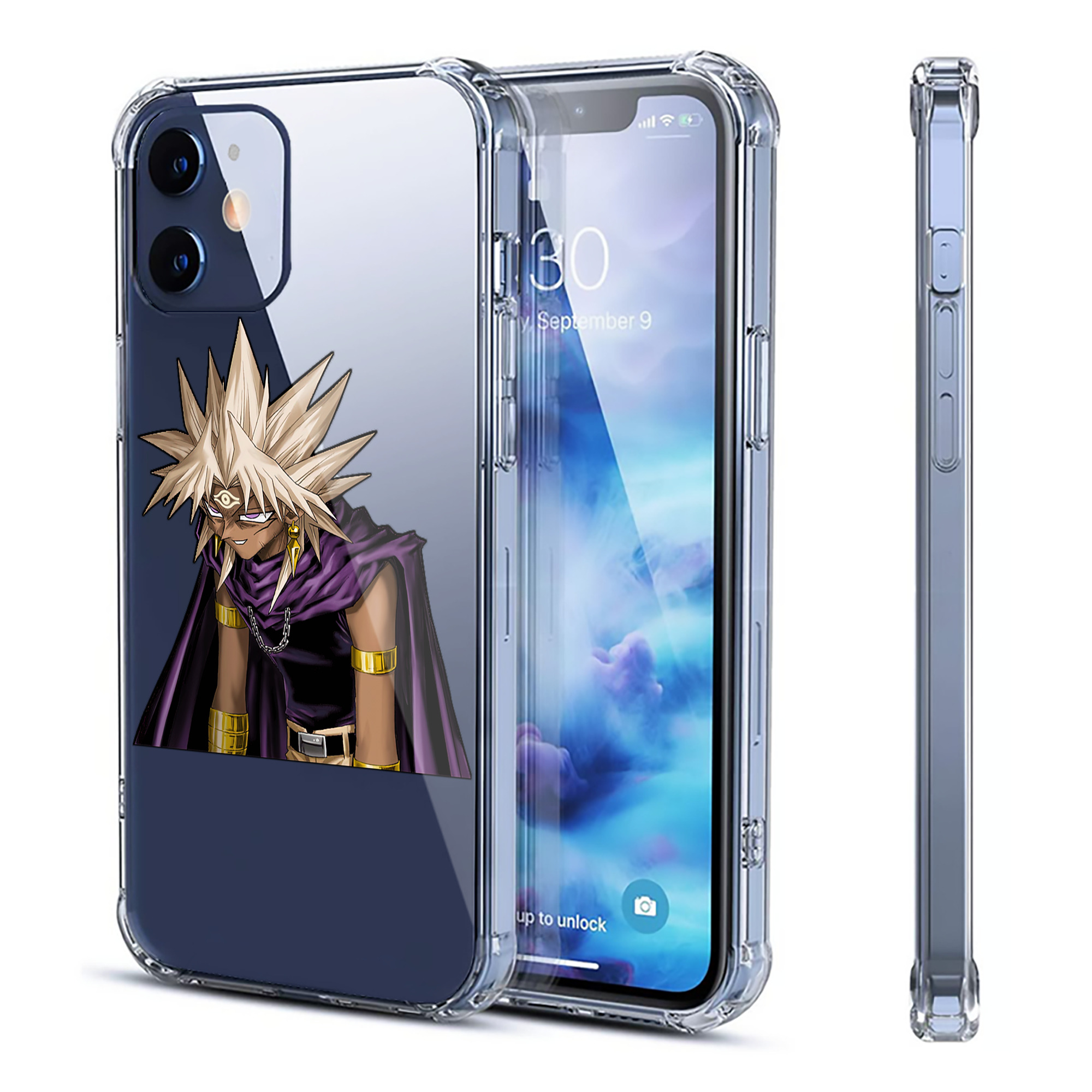 （画像用） 遊☆戯☆王 Yu-Gi-Oh! 【iPhone 12シリーズ対応】透明スマホケース（クリアソフトケース）